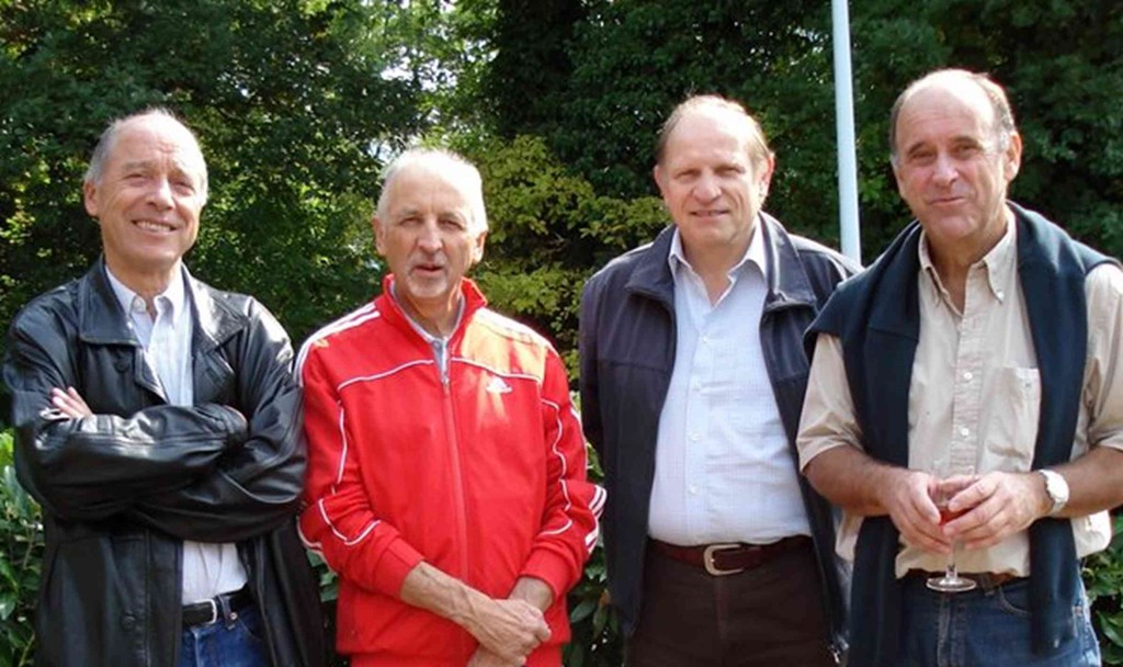 Raymond Vouillamoz, Jacques Diserens, Dominique von Burg et Pierre-Jean Tritten