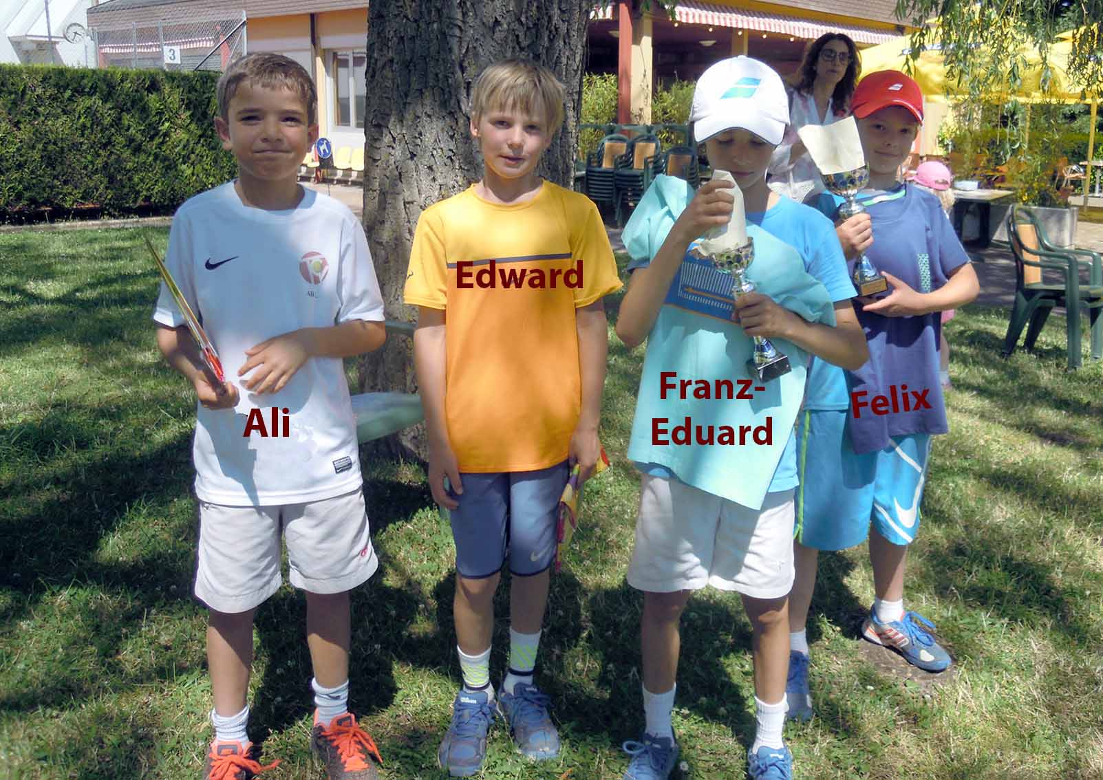 Ali, Edward, Franz-Eduard et Felix